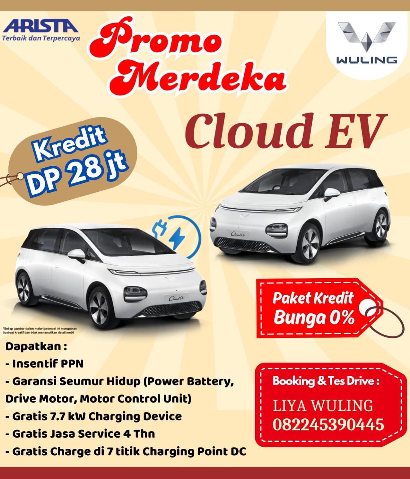 Promo Wuling Cloud Ev Special Kemerdekaan